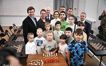 Открытие шахматного клуба в Едином центре поддержки участников СВО