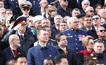 Председатель Совета Федерации Валентина Матвиенко присутствовала на военном параде в ознаменование 80-й годовщины Великой Победы