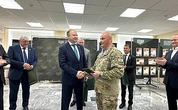 В рамках выездного заседания Комитета СФ по обороне и безопасности сенаторы посетили Центр военно-спортивной подготовки ВОИН