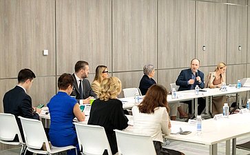 Заместитель Председателя СФ Инна Святенко провела первое очное заседание рабочей группы «Социальные проекты» Экспертного совета Агентства стратегических инициатив