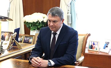Валентина Матвиенко провела встречу с главой Луганской Народной Республики Леонидом Пасечником