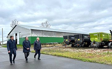 Николай Федоров посетил агрофирму в Красноармейском муниципальном округе Чувашской Республики