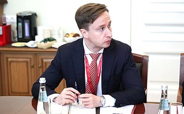 Встреча первого заместителя Председателя СФ Андрея Яцкина с заместителем председателя Народного консультативного конгресса Республики Индонезии