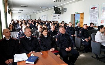 Рабочая встреча Владимира Полетаева с сотрудниками органов внутренних дел Республики Алтай