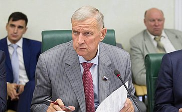 Г. Горбунов Заседание Комитета Совета Федерации по аграрно-продовольственной политике и природопользованию