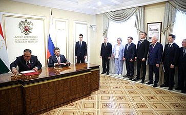 14-е заседание Комиссии по сотрудничеству Совета Федерации Федерального Собрания Российской Федерации и Маджлиси милли Маджлиси Оли Республики Таджикистан