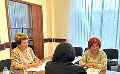 Е. Алтабаева провела приём жителей Севастополя по вопросам защиты прав трудящихся