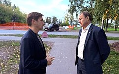Благоустройство малых городов Архангельской области — на контроле сенатора И. Новикова