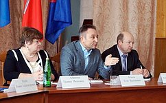 Е. Атанов провел личный приём граждан в городе Плавске Тульской области