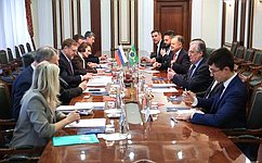 Konstantin Kosachev met with First Vice President of the Federal Senate of the National Congress of Brazil Veneziano Vital do Rego