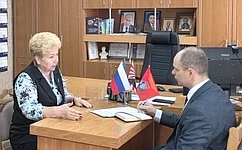 О. Бас посетила Краснолучский муниципальный округ ЛНР
