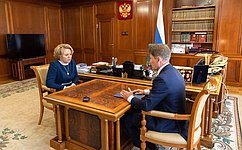 Председатель Совета Федерации обсудила с губернатором Приморского края вопросы социально-экономического развития региона