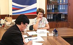 Е. Алтабаева провела приём граждан в Севастополе