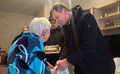 А. Малащенков навестил ветерана Великой Отечественной войны