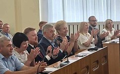 О. Бас приняла участие в заседании Народного Совета ЛНР