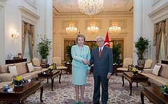 Председатель Совета Федерации встретилась с Президентом Республики Сингапур