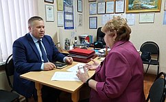 Д. Гусев провёл встречу с председателем правления Ненецкой окружной организации Всероссийского общества инвалидов