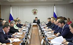 А. Двойных провел заседание Комитета СФ по аграрно-продовольственной политике и природопользованию