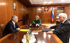 Председатель СФ обсудила с главой Республики Карелия социально-экономическое развитие региона