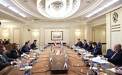 В. Матвиенко встретилась с Председателем Совета министров Йеменской Республики А. Авадом Бен Мубараком