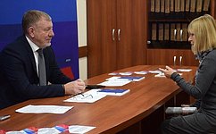 С. Горняков провел прием граждан по личным вопросам