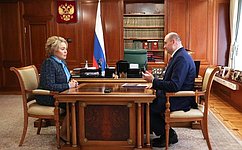 В. Матвиенко: У Оренбургской области большой потенциал развития