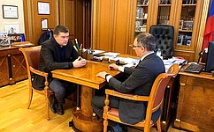Н. Журавлев провел рабочую встречу с руководством Банка России