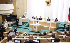 В. Матвиенко подвела итоги работы Совета Федерации в весеннюю сессию