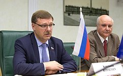 В Совете Федерации настроены на активизацию межпарламентских контактов с Эстонской Республикой — К. Косачев
