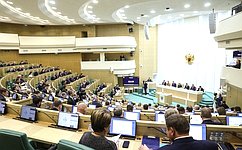 На «парламентской разминке» сенаторы говорили о поддержке участников СВО и подготовке ко Всероссийскому женскому форуму