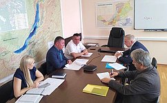 В. Наговицын провел встречи с министрами, первым заместителем председателя правительства Бурятии