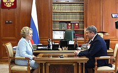 В. Матвиенко: Сенаторы при обсуждении федерального бюджета поддержат финансирование строительства корпуса онкодиспансера в ЛНР