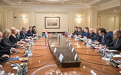 В. Матвиенко провела встречу с Президентом Хорватии К. Грабар-Китарович
