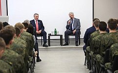 Ю. Воробьев и В. Бондарев встретились в Череповце с молодежью Вологодской области