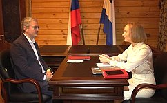 М. Львова-Белова встретилась с губернатором Камчатского края В. Солодовым