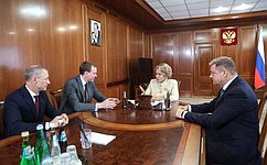 В. Матвиенко обсудила с руководством Рязанской области социально-экономическое развитие региона