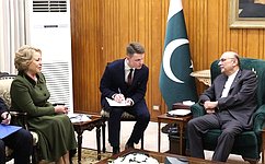 Federation Council Speaker meets with President of the Islamic Republic of Pakistan