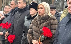 С. Кириллова приняла участие в памятных мероприятиях, приуроченных ко Дню неизвестного солдата
