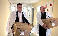 А. Гибатдинов передал подарок детской онкобольнице в Ульяновске