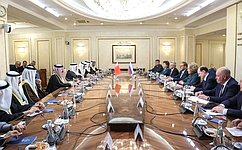 Federation Council Speaker Valentina Matvienko meets with King of Bahrain Hamad bin Isa Al Khalifa