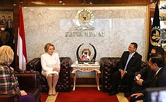 В. Матвиенко: Индонезия – один из важных партнёров России в Азиатско-Тихоокеанском регионе
