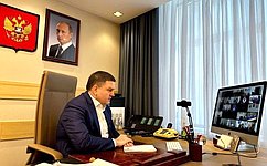 С. Перминов принял участие в заседании Правительства Ленинградской области по ВКС