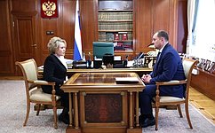 Председатель СФ и губернатор Запорожской области обсудили социально-экономическое развитие региона
