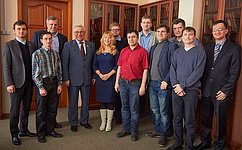 В. Косоуров провел рабочую встречу с президиумом Совета научной молодежи СО РАН