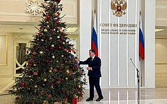 С. Перминов исполнит мечты юных земляков с «Елки желаний» в Совете Федерации