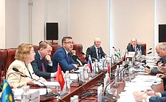 Сенаторы приняли участие в заседаниях постоянных Комиссий МПА СНГ