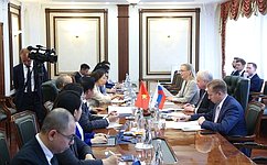 Andrey Denisov’s meeting with Nguyen Manh Tien, Deputy Chairman of the Vietnamese National Assembly's Foreign Affairs Committee