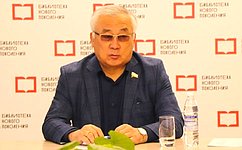 Б. Жамсуев в Забайкальском крае обсудил вопросы информационной безопасности с журналистами