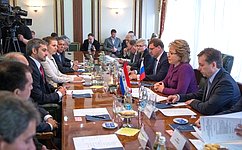 Парламенты России и Парагвая поддержат развитие межрегионального сотрудничества двух стран — В. Матвиенко