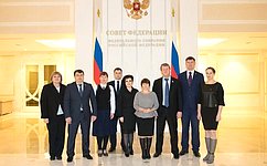 В. Харламов встретился в Совете Федерации с молодыми депутатами Краснодарского края